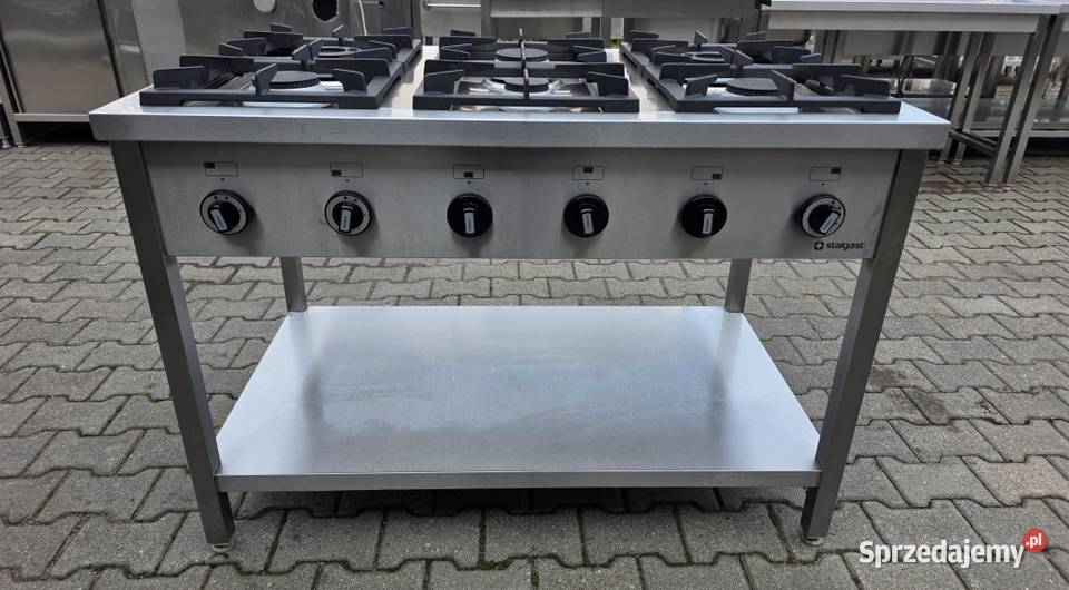 Kuchnia Gazowa 6 Palnikowa STALGAST Moc 325 kW