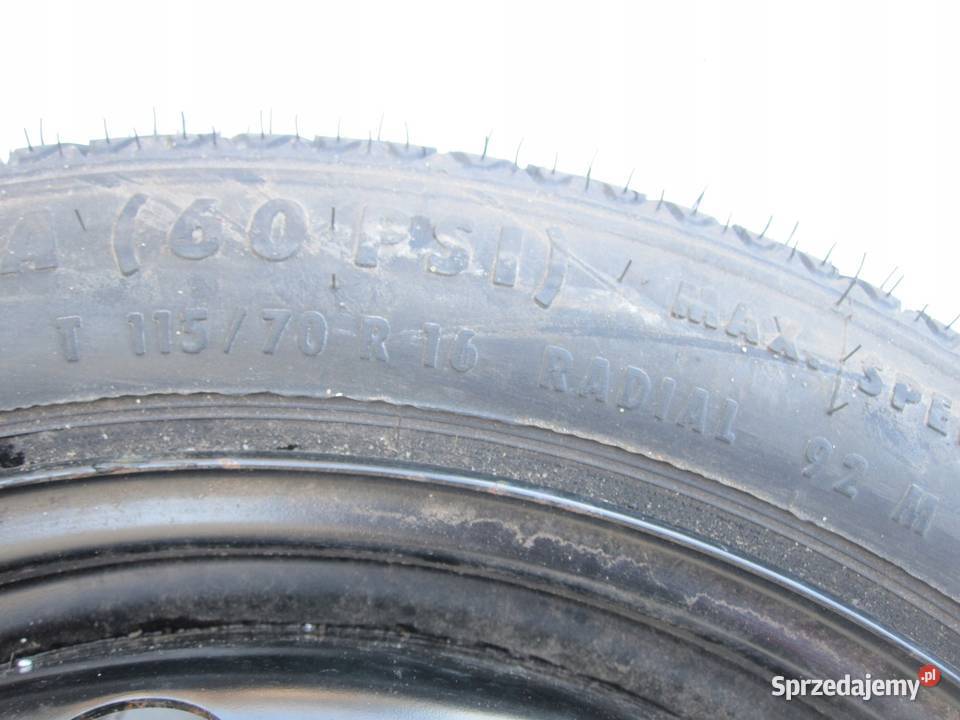 OPEL VECTRA C ASTRA H koło dojazdowe 1157016 92M Koła dojazdowe