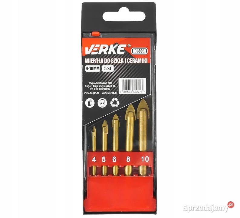 WIERTŁA DO SZKŁA I CERAMIKI 410 mm 5 VERKE Chmielnik