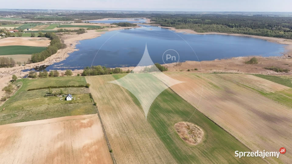 Działka rolna jeziorem Skomętno 654ha Mazurowo