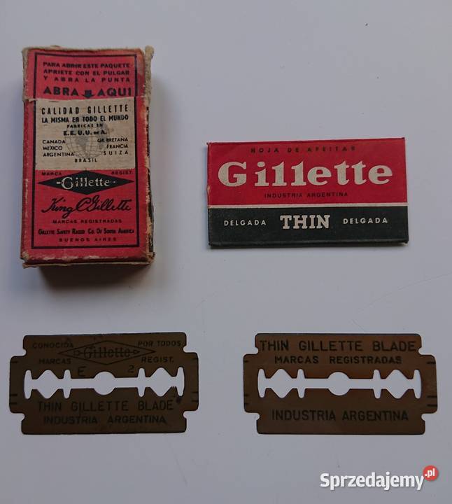 Żyletki ostrze maszynki do golenia Gillette Warszawa