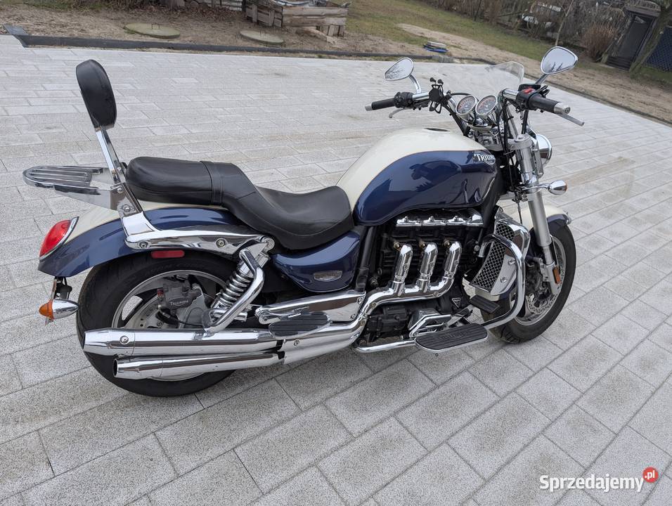 Triumph Rocket 3 poj 2300 motocyklisty Maków Mazowiecki sprzedam