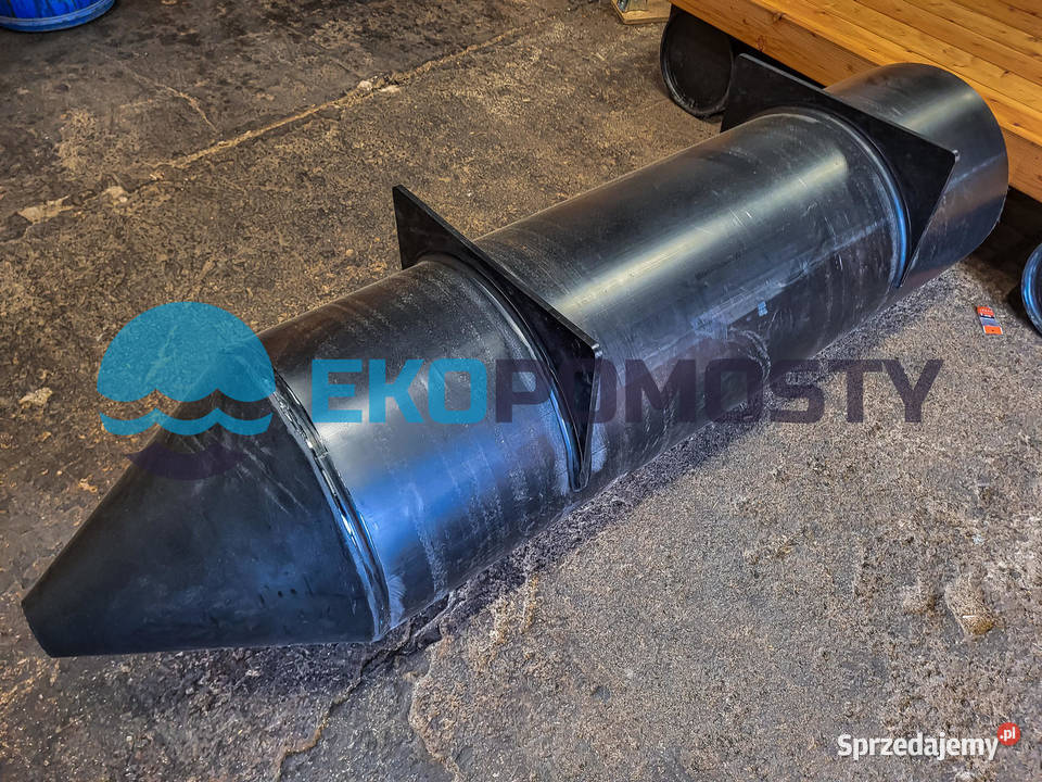 Pływak rurowy PEHD 630mm 2m pomost pływający