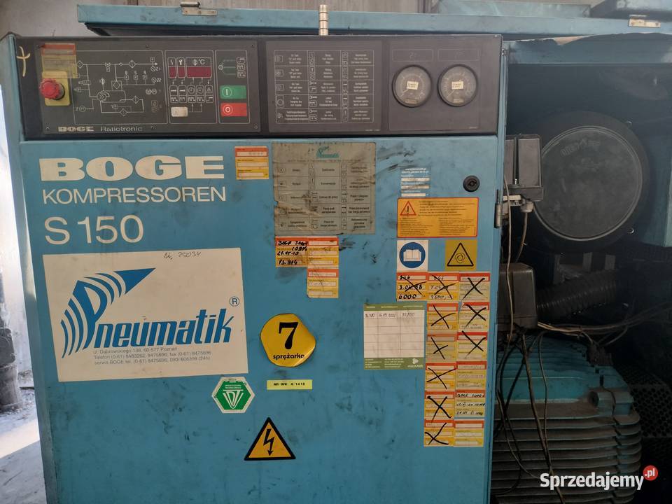 Sprężarka śrubowa BOGE S 150 Konin
