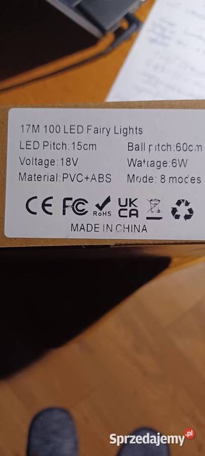 lampki choinkowe dekoracyjne Led 17 M 100 z Girlandy świetlne sprzedam