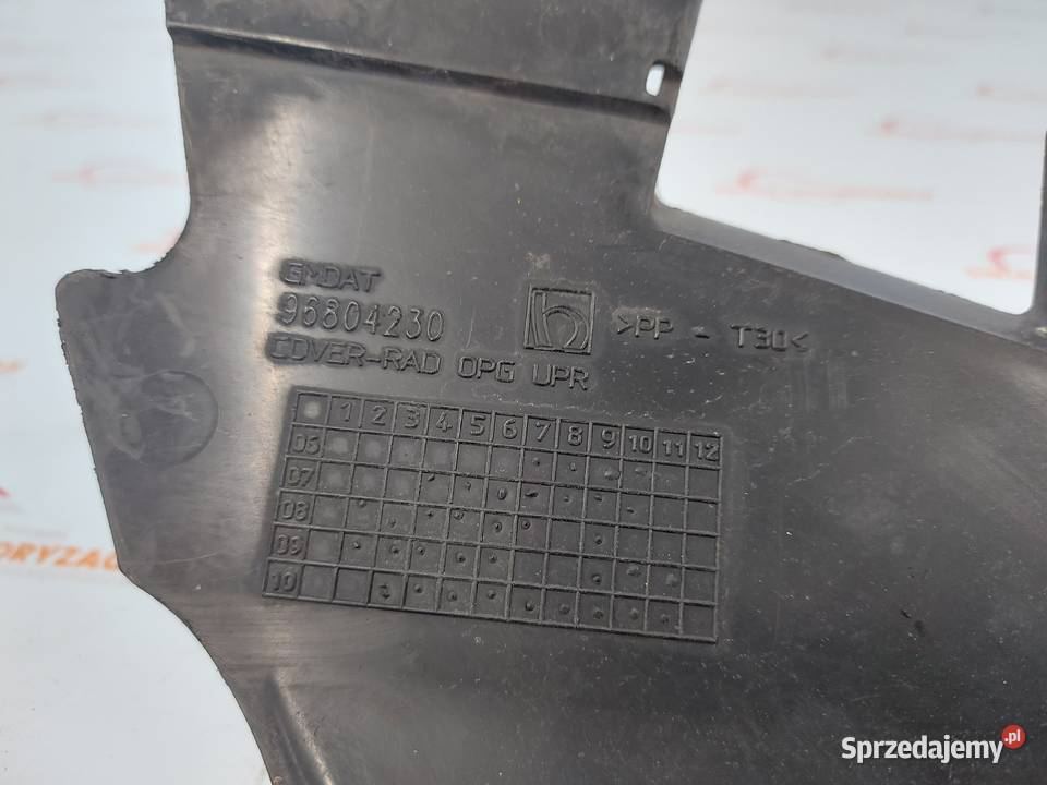 OPEL ANTARA 11r osłona pasa przód 96804230 Kielce