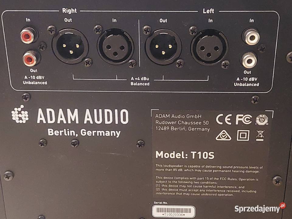ADAM Audio T10S subwoofer aktywny zachodniopomorskie Szczecin