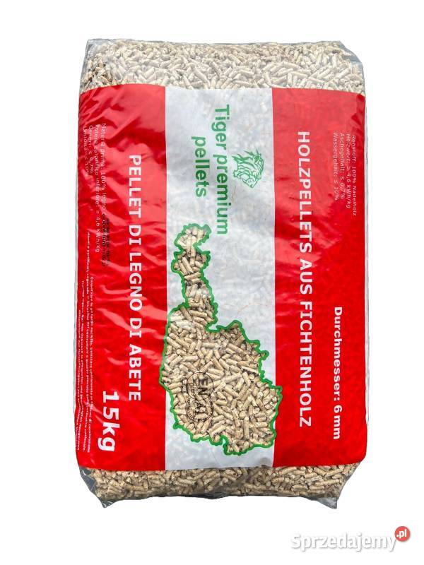 Pellet świerkowy Tiger Premium ENplus A1 Polmark Wrocław