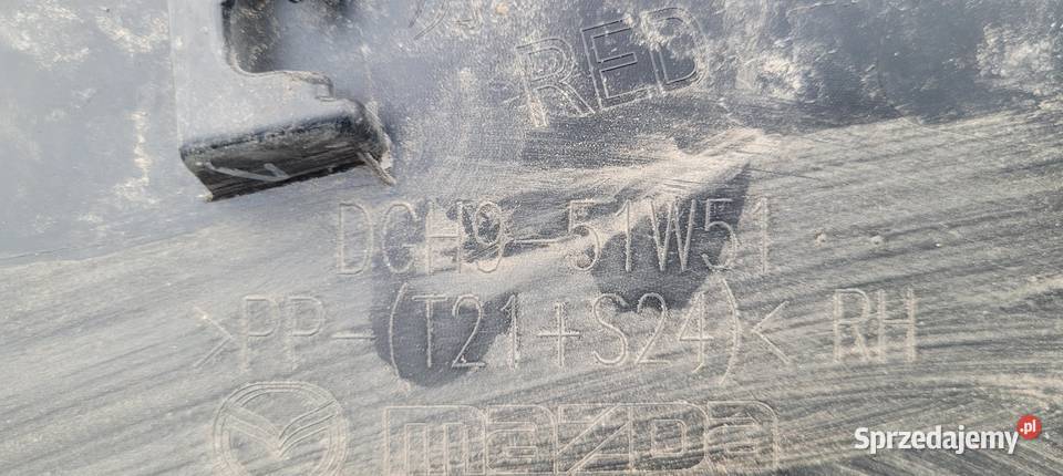 MAZDA CX30 LISTWA BŁOTNIKA PRAWA TYŁ listwy boczne Ruda Śląska