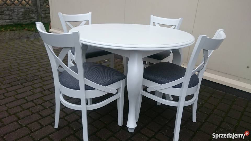 Krzesło skandynawskie prowansalskie krzyż białe Szczecin sprzedam