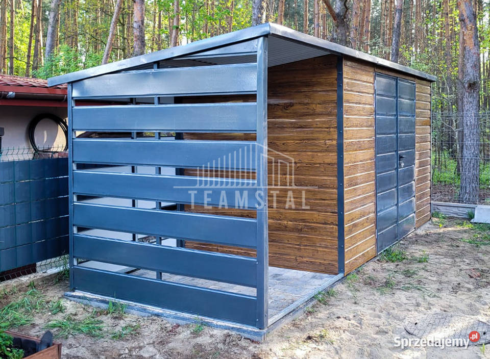 Schowek Domek ogrodowy 4x2m Wiata 15m Altany i wiaty Busko-Zdrój