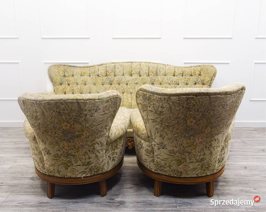 Francuski KOMPLET MEBLI do SALONU ZESTAW Ludwik Kalisz