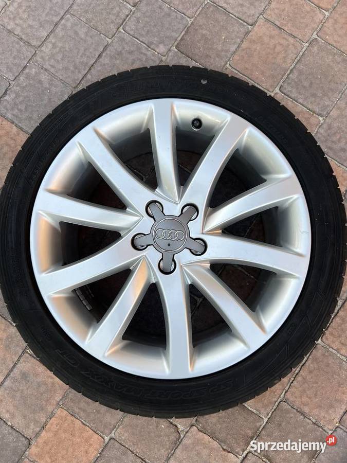 Alufelgi R18 5x112 VW Audi z oponami Dunlop SP Łowicz