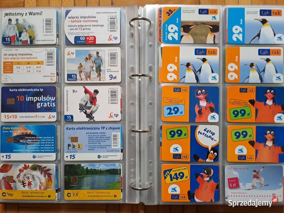 Karty telefoniczne ogłoszenie 2 na 2 Warszawa sprzedam