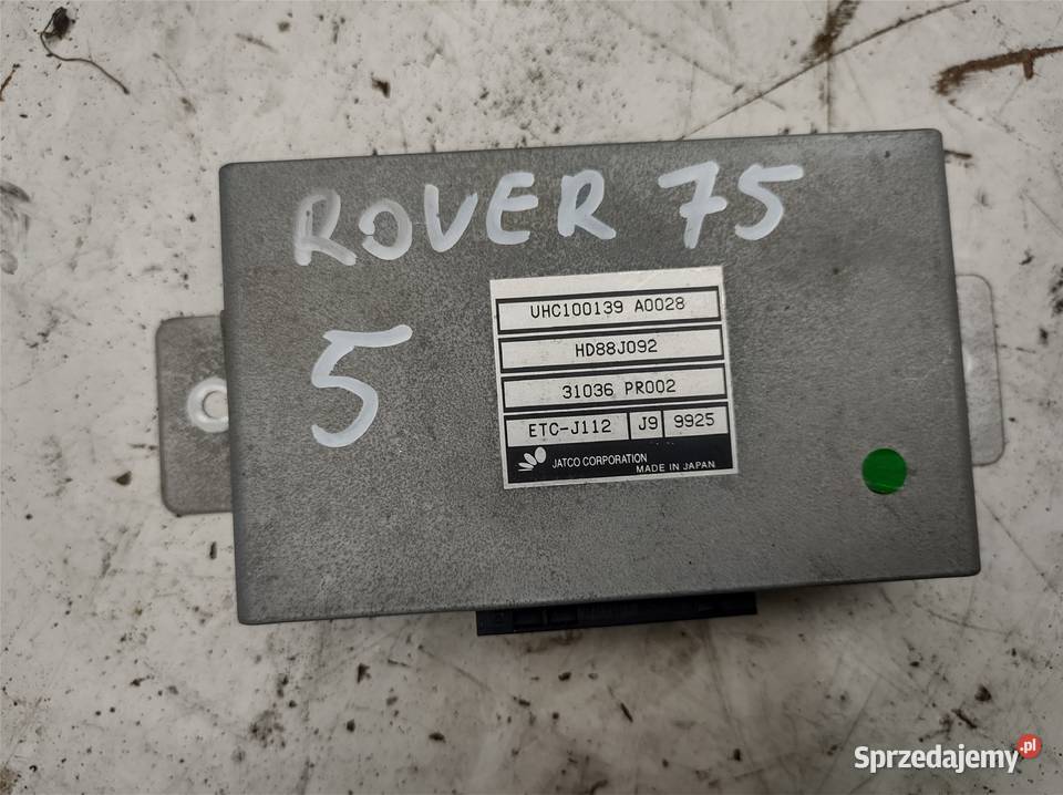ROVER 75 20 V6 sterownik skrzyni biegów HD88J092 osobowe