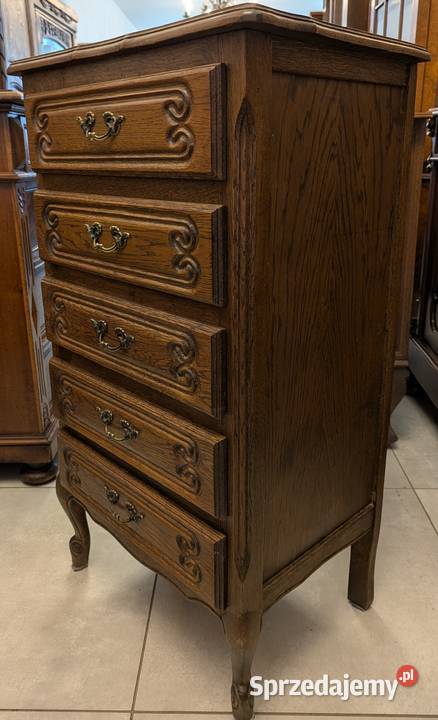 Dębowa szyfonierakomoda ludwikowskasklep Dąbrowa Dąbrowa Górnicza