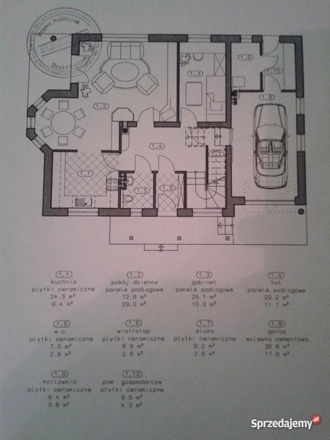 Dom w surowym zamkniętym Piaseczno Zgorzała siatka Zgorzała