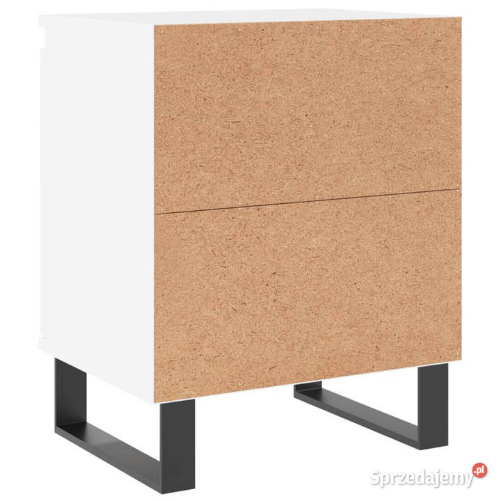 Szafki nocne 2 białe 40x30x50 materiał Warszawa sprzedam