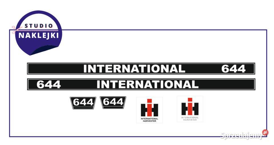 Naklejki ciągnik traktor Case International 644 Do ciągników Zawiercie