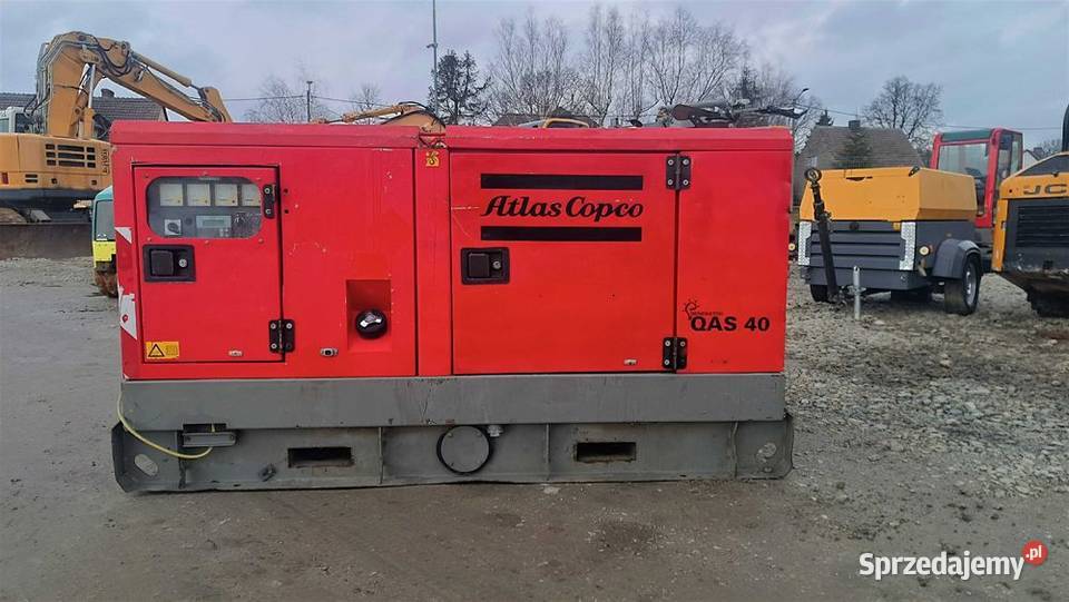 Agregat prądotwórczy ATLAS COPCO QAS 40 12r Pozostałe Sułów