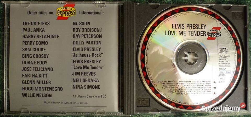 CD ELVIS PRESLEY Love My Tender Warszawa