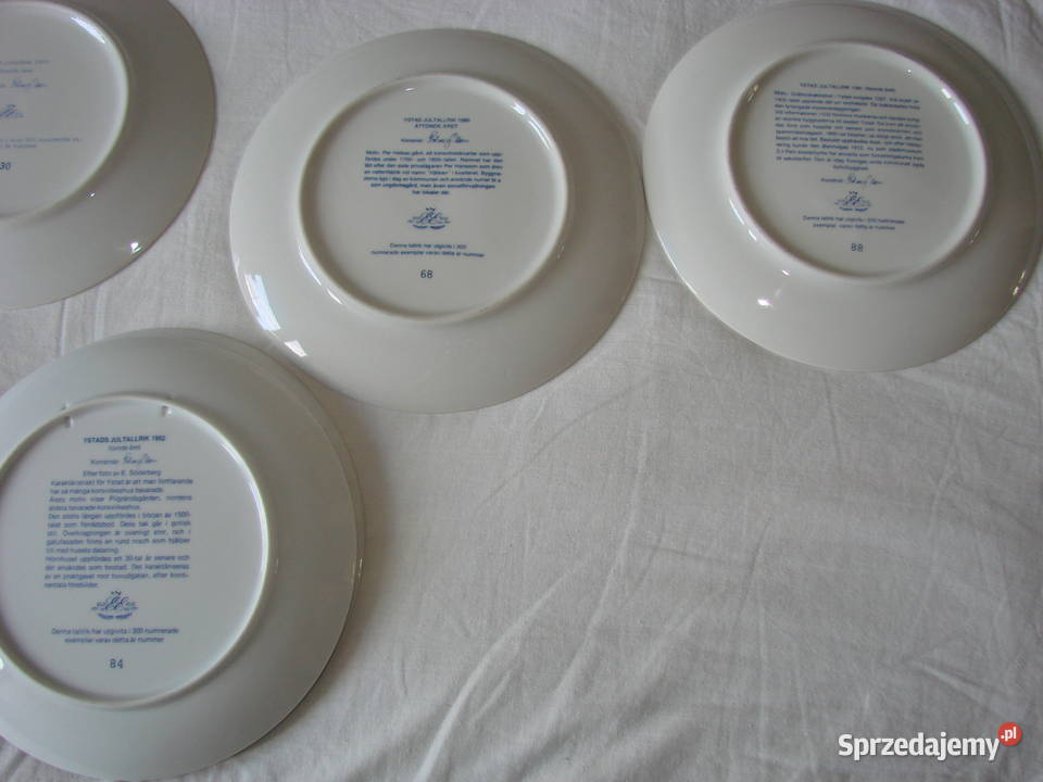 Ystad Julen talerz świąteczny Elgporslin Pruszcz Gdański sprzedam