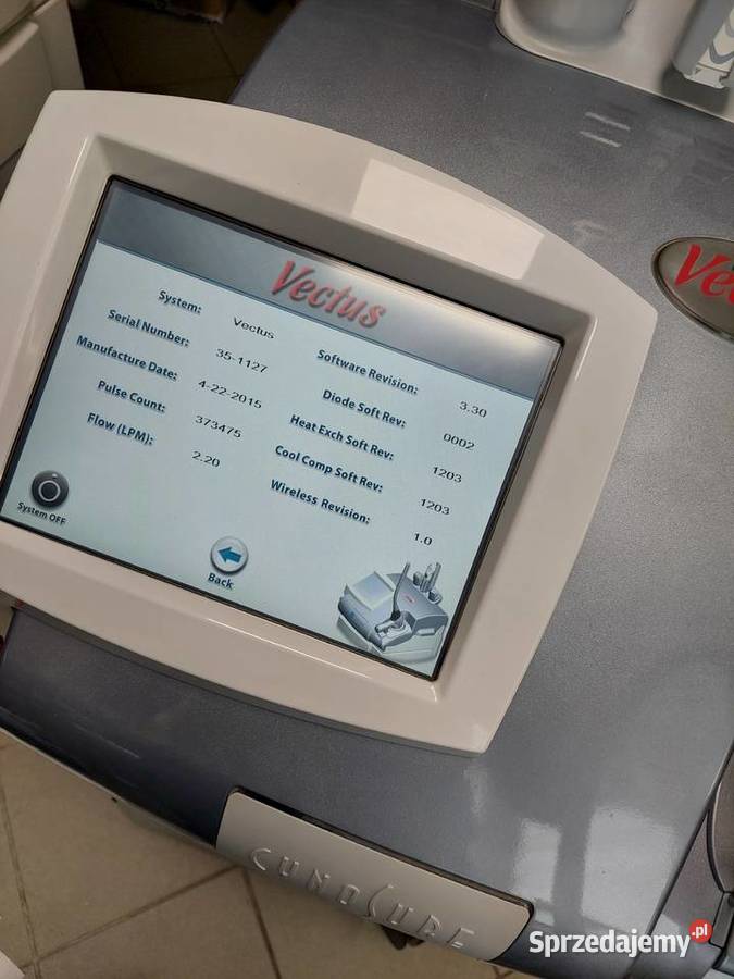 Vectus LASER DO DEPILACJI 2015 Pełnym Wyposażenie salonów Bydgoszcz