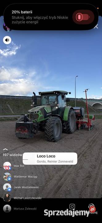 Deutzfahr 6125c ttv ciągnik rolniczy Vario Fendt