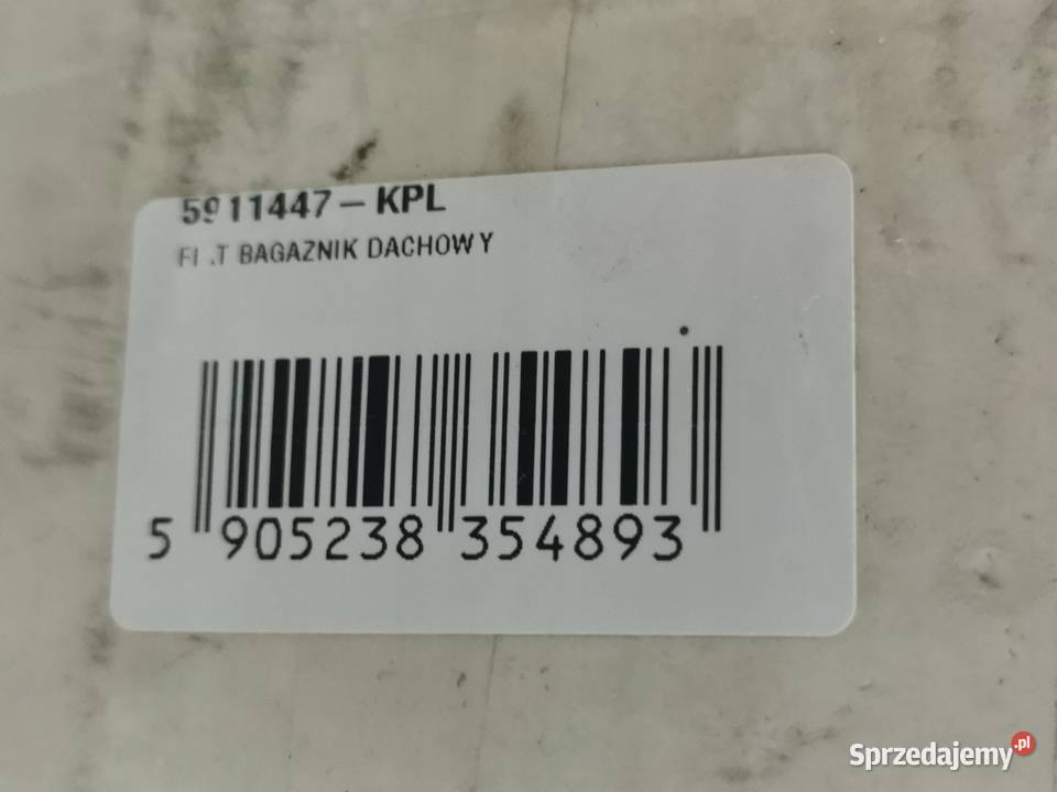 RELINGI DACHOWE FIAT SCUDO 19962006 NOWE