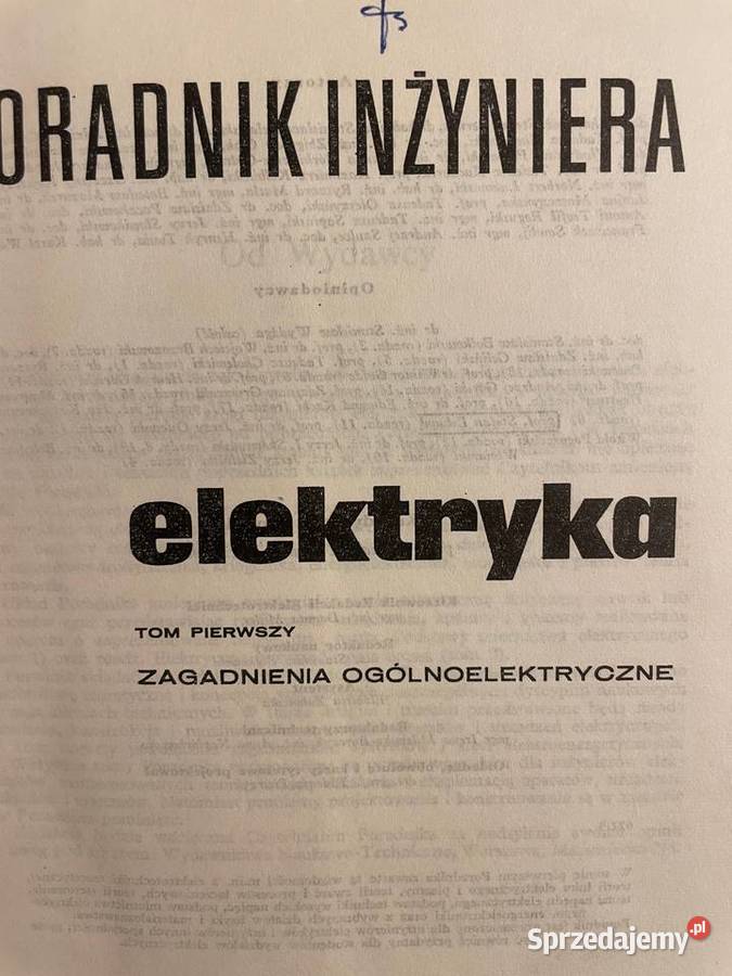 Poradnik Inżyniera Elektryka tom I WNT 1974