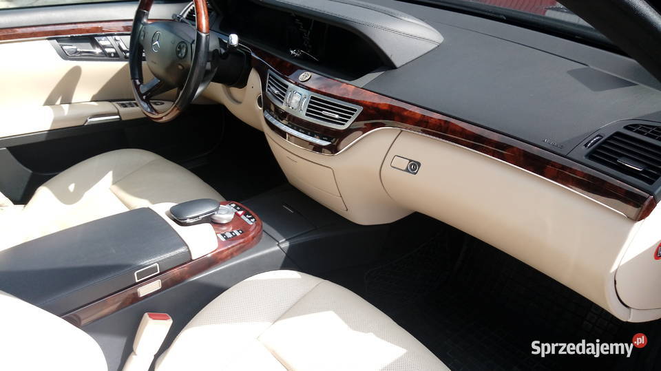 Mercedes S Klasa 320cdi 100 bezwypadkowy kurtyny powietrzne łódzkie Piotrków Trybunalski