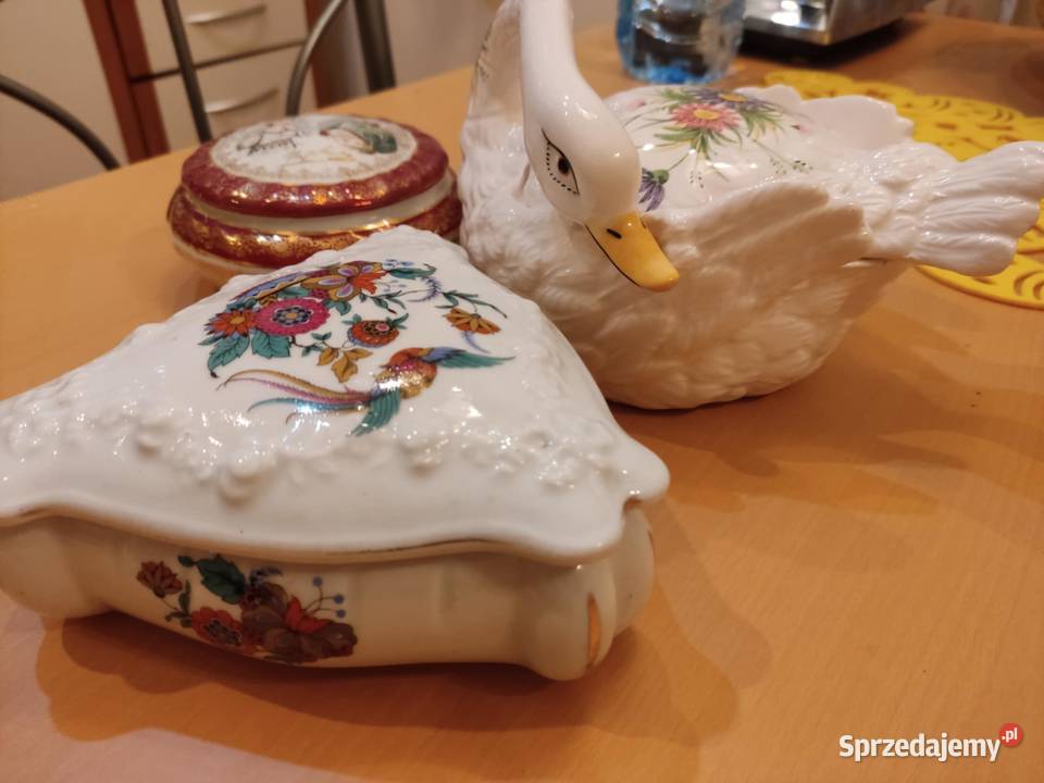 puzdro bomboniera szkatułka z porcelany lubuskie Gorzów Wielkopolski