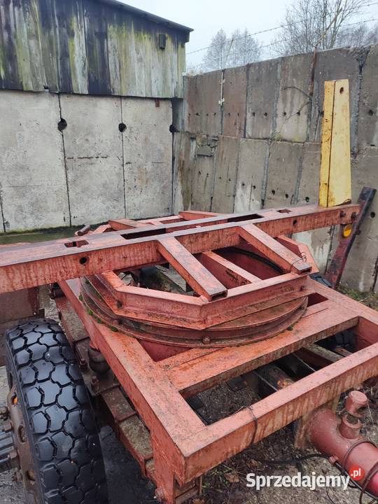 Przyczepa dłużyca z obrotnicą na części bez Protasy