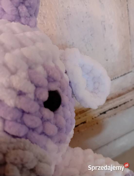 Maskotka misiu na szydełku krówka handmade Sieradz
