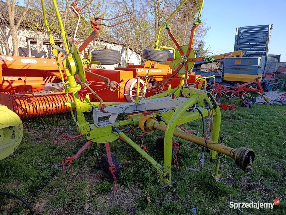 Przewracarka Claas Deutz fahr zgrabiarka Rawica Nowa