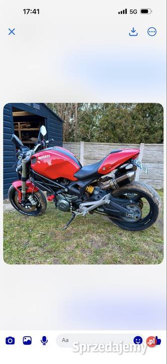 Ducatti monster 696 16k przebiegu salon Polska metalic Warszawa
