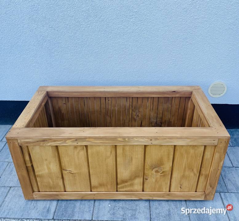 Solidna Drewniana Donica do Ogrodu 100x50x40 MD Skierniewice sprzedam