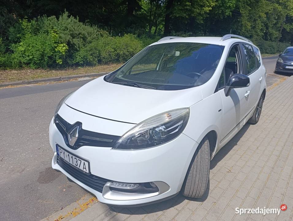 Renault Grand Scnic III 2015 12 Tce 1 WŁAŚCICIEL odtwarzacz DVD Poznań