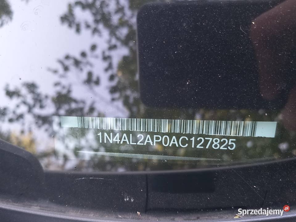Nissan Altima 25S Benzyna mazowieckie Ostrów Mazowiecka