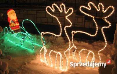 2 x świecące renifery renifer 300 długości z san Poznań