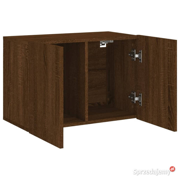 Ścienna szafka TV brązowy dąb 60x30x41 WM836950 Meble Warszawa