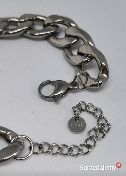 Damska bransoletka pancerka stal nierdzewna 12mm zachodniopomorskie Kołobrzeg