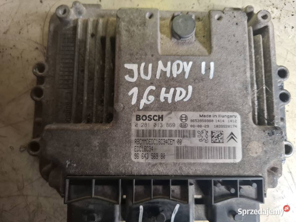 CITROEN JUMPY II SCUDO EXPERT 16 HDI komputer Kielce
