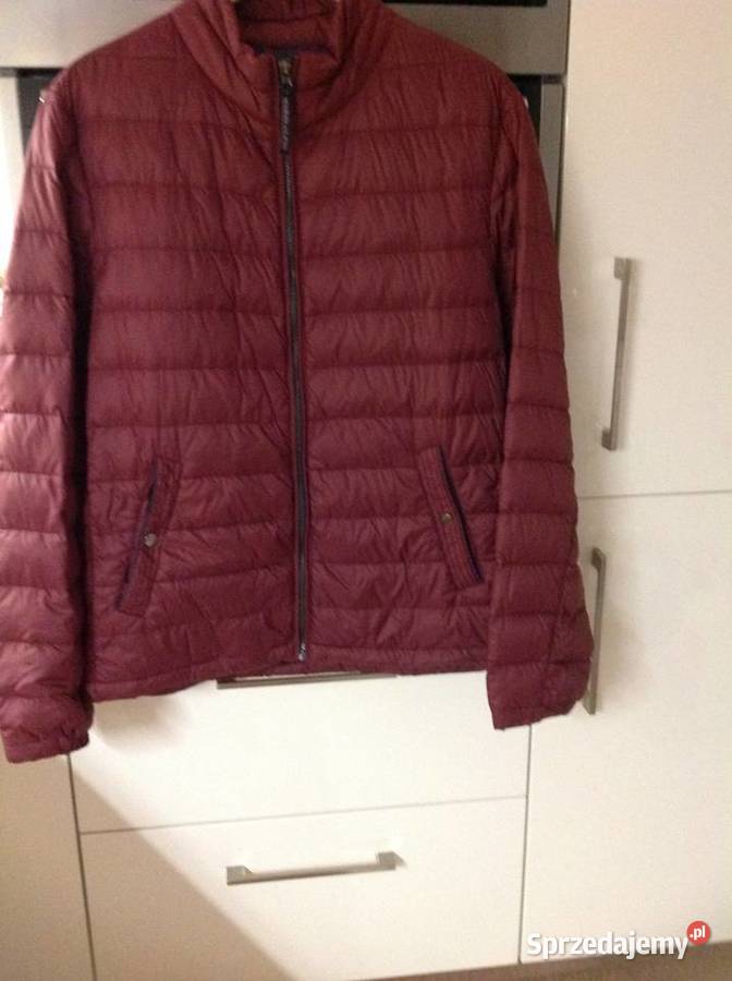 Kurtka Przejściowa Puchowa Męska YORN L Bordowa Nowa Sól