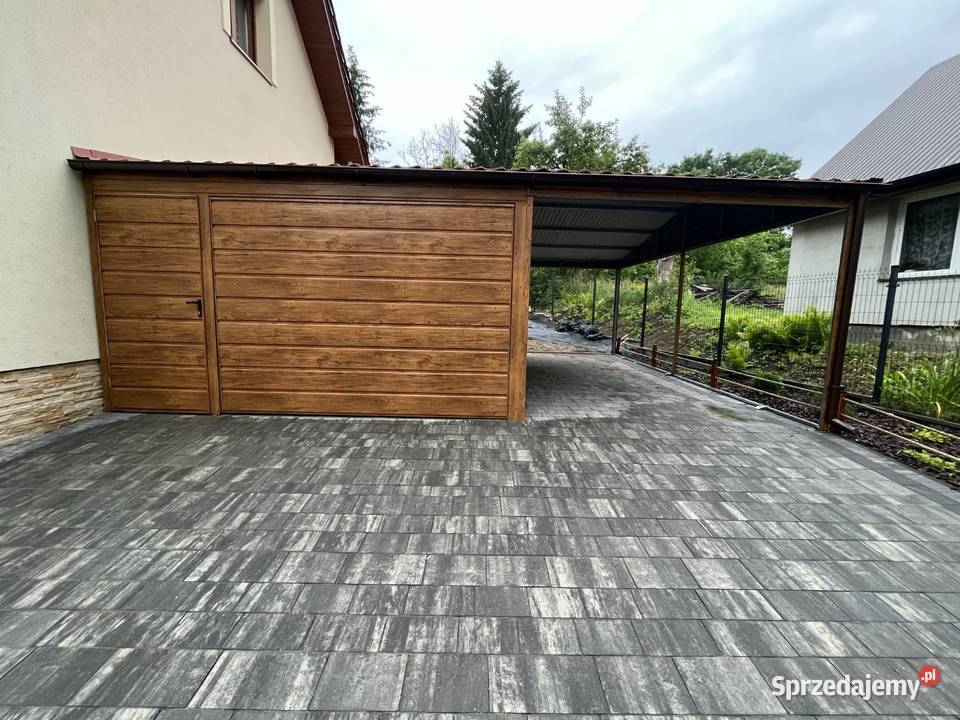 Garaż premium 4x6m Plus wiata 3x6m warmińsko-mazurskie Olsztyn