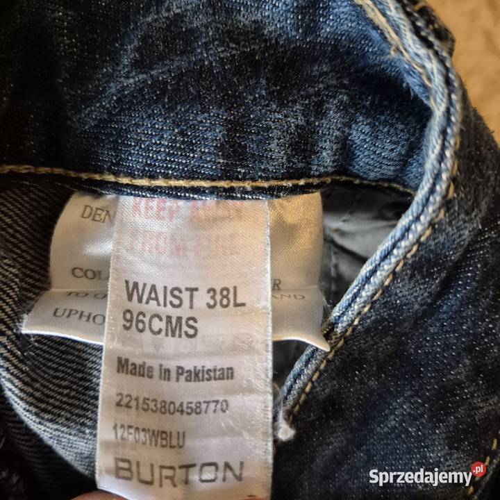 Spodnie jeansowe męskie W38 96 Brzesko