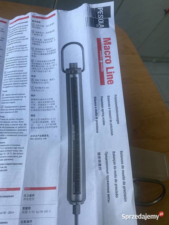 Profesjonalna waga Pesola swiss made kujawsko-pomorskie Grudziądz