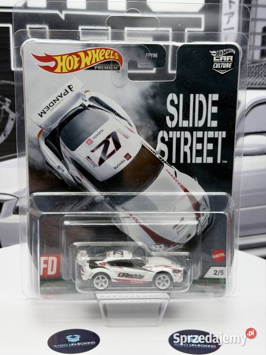 Hot Wheels Slide Street 20 Toyota GR Supra BOX Samochody i pojazdy dolnośląskie Wrocław