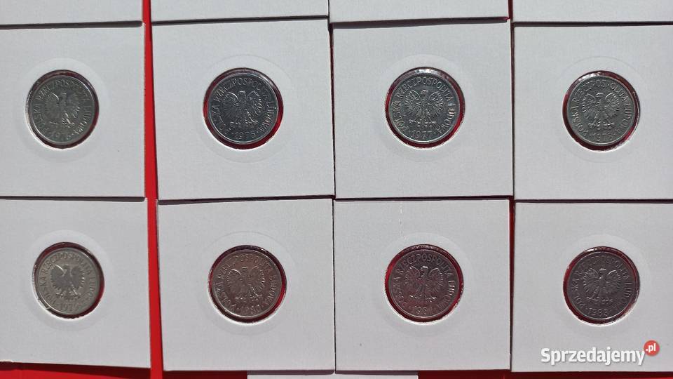 20 groszy PRL wszystkie roczniki aluminiowe Trzebinia sprzedam