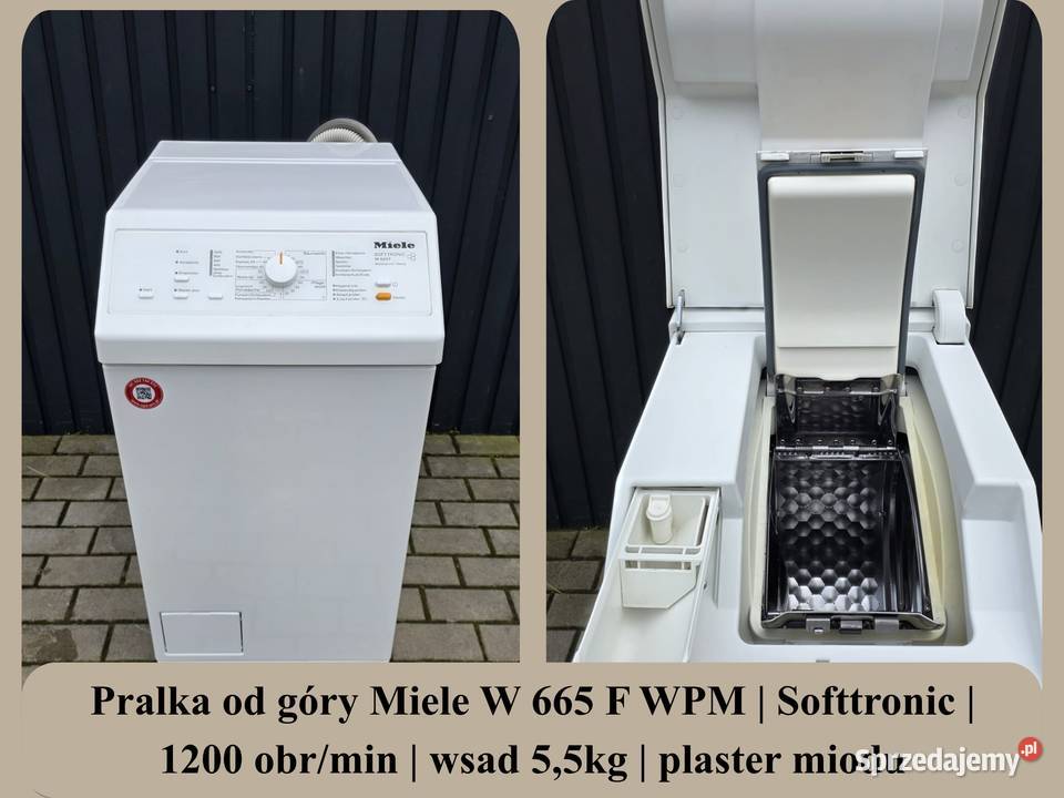 Pralka góry Miele W 665F WPM Softtronic 1200 dolnośląskie Wrocław